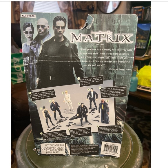 The Matrix The Film AGENT SMITH Matrix Code Variant Action Figure 1999 N2 Toys - Picture 3 of 9